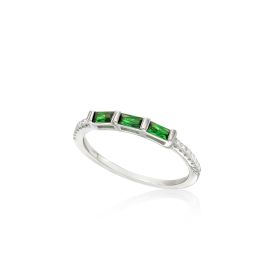 טבעת חישוק  מלבנים ירוקים